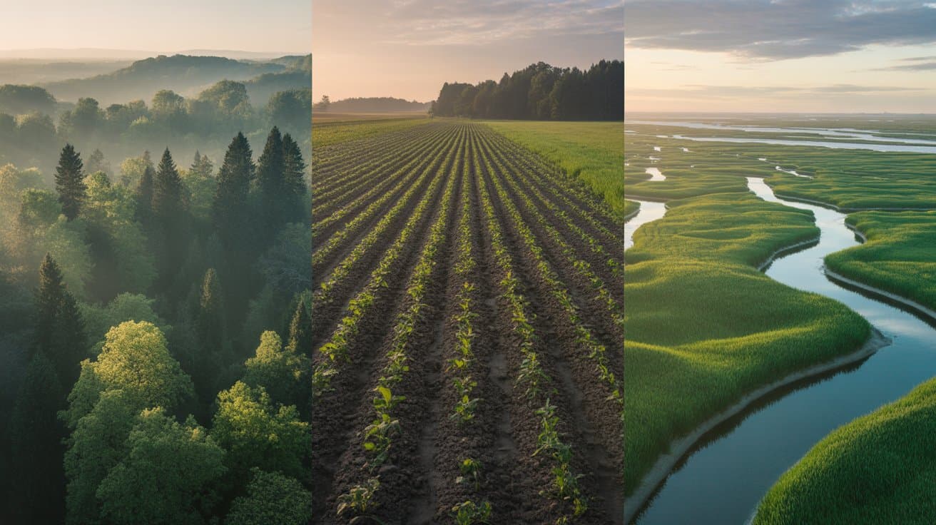 The Nature Asset Class: A Comparative Guide to Forestry, Soil, and Blue Carbon