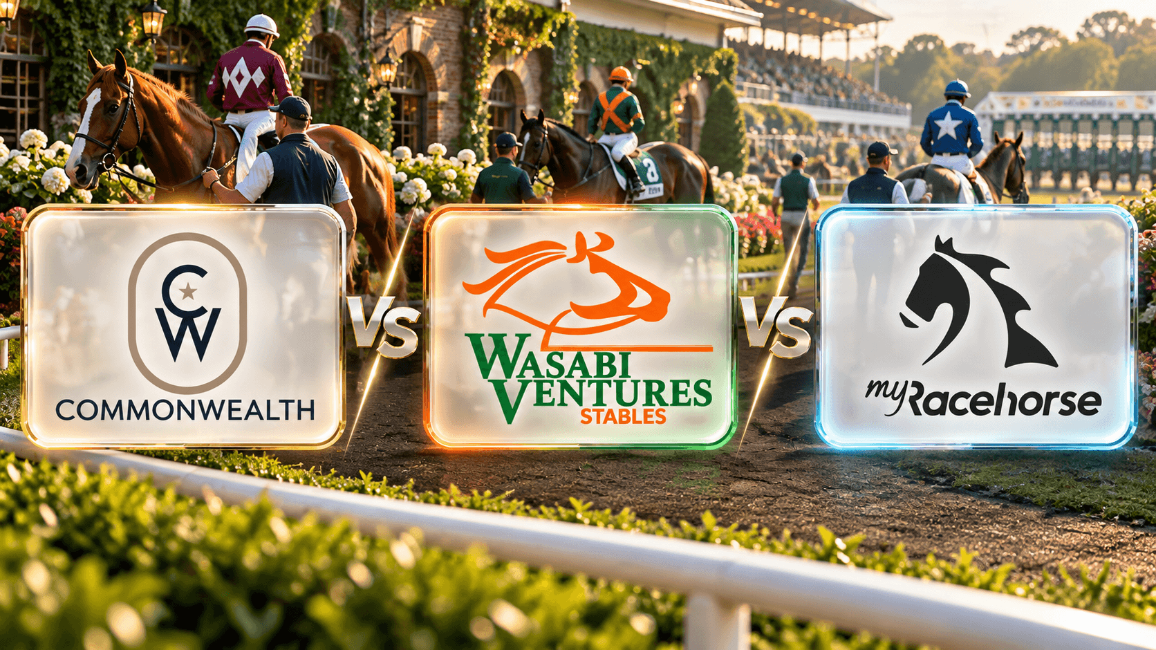 Commonwealth vs Wasabi Ventures Stables vs MyRacehorse: microshares, club membership and ownership costs, 2026