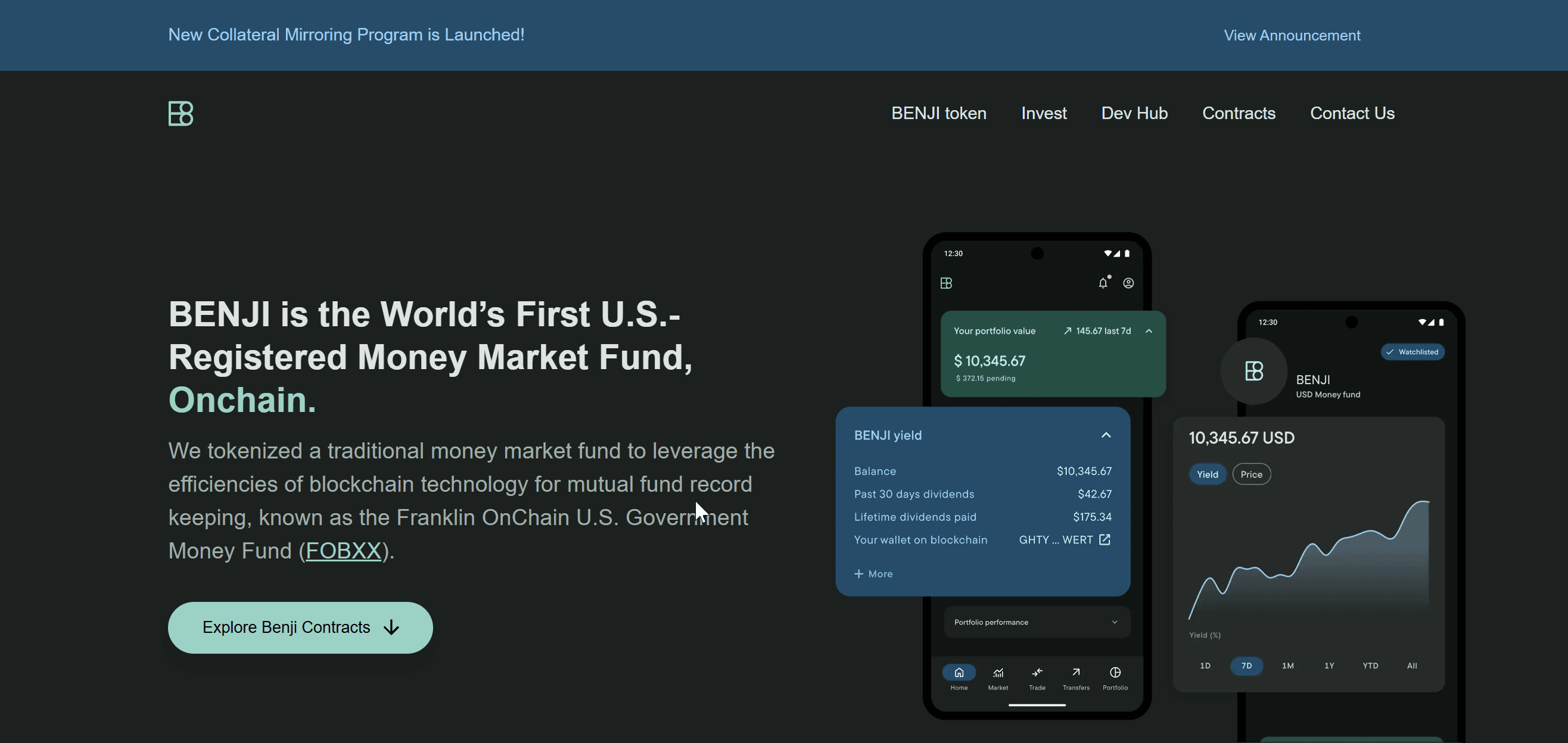 Franklin Templeton Benji screenshot