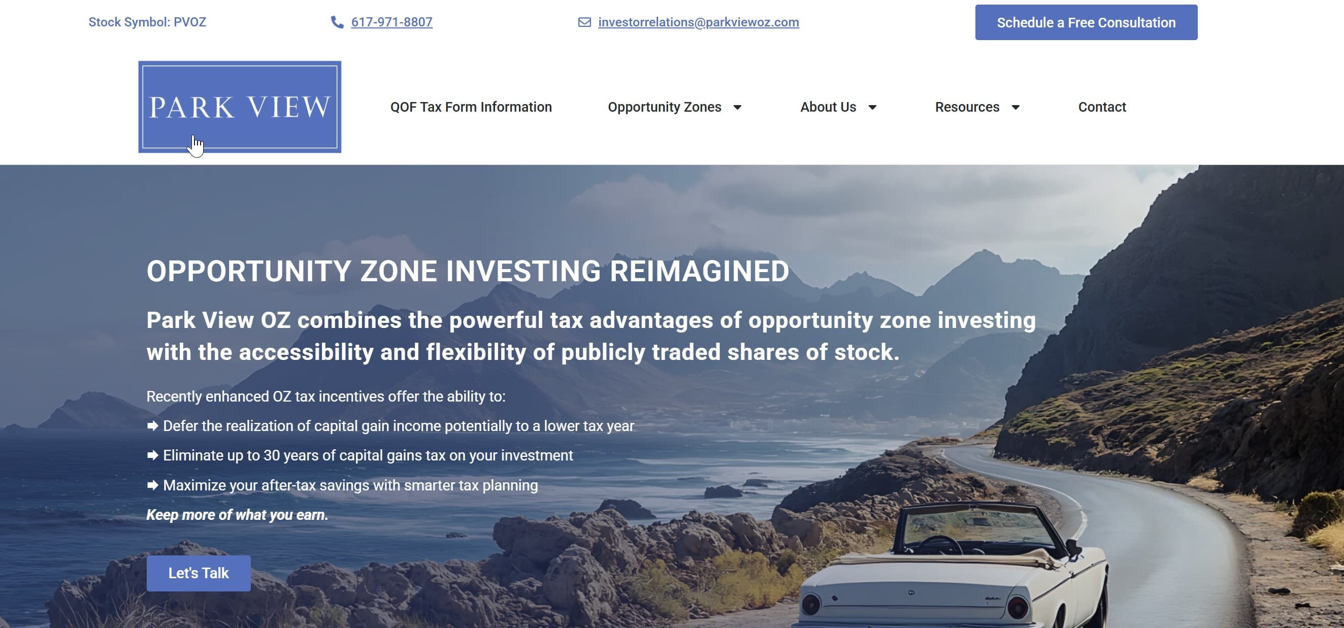 Park View OZ REIT screenshot