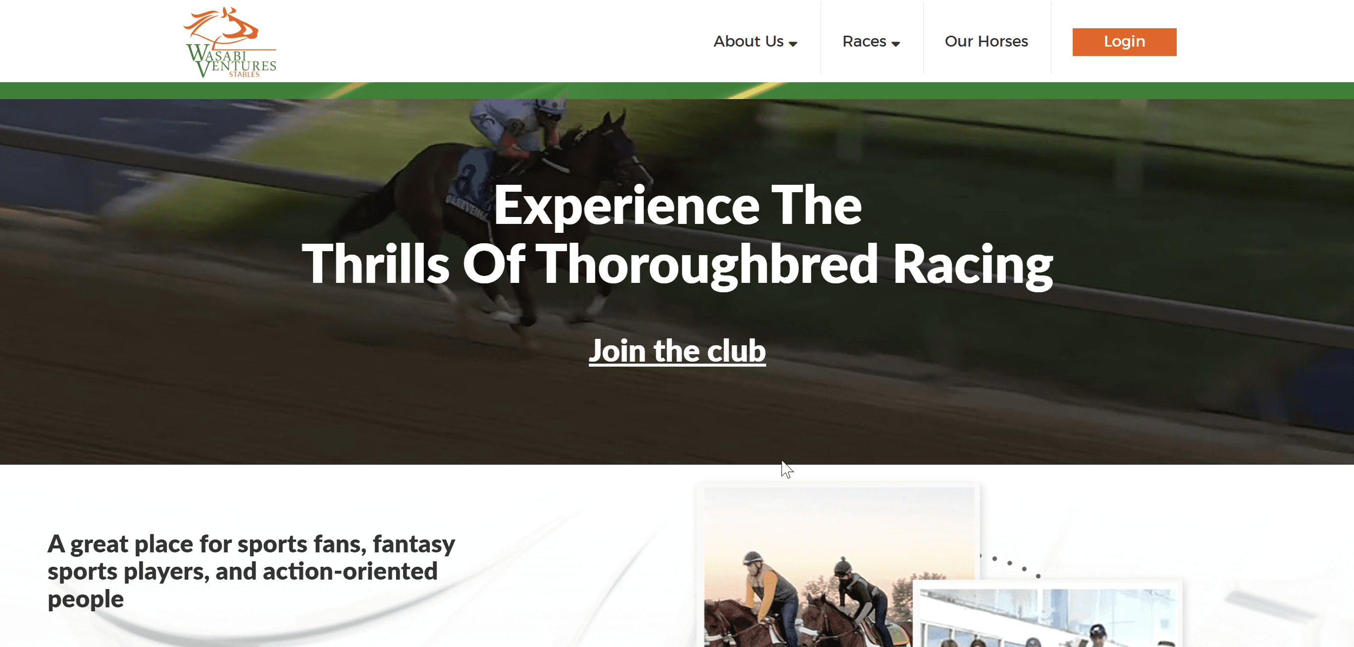 Wasabi Ventures Stables screenshot