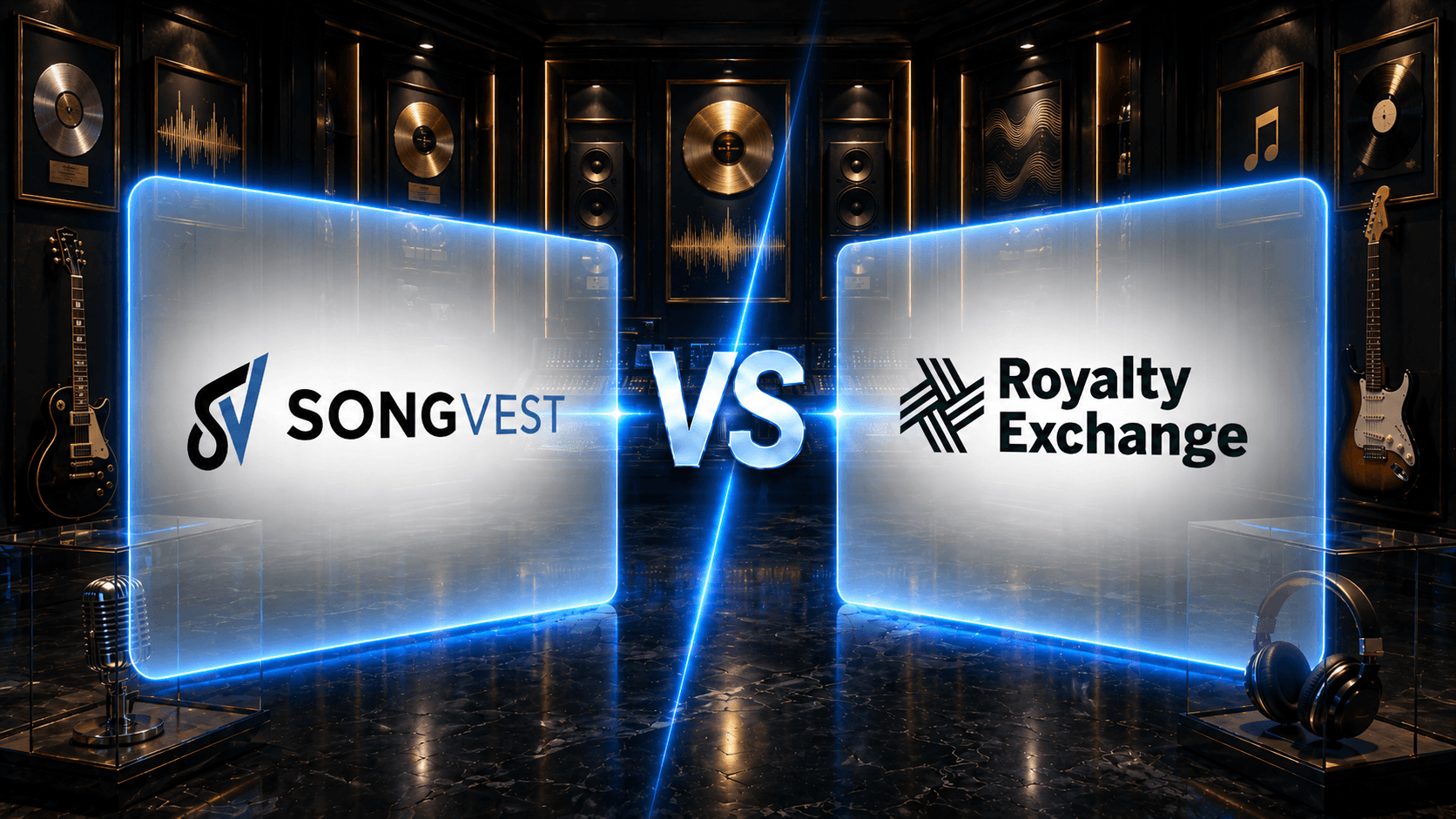 SongVest vs Royalty Exchange music royalty platform comparison 2026