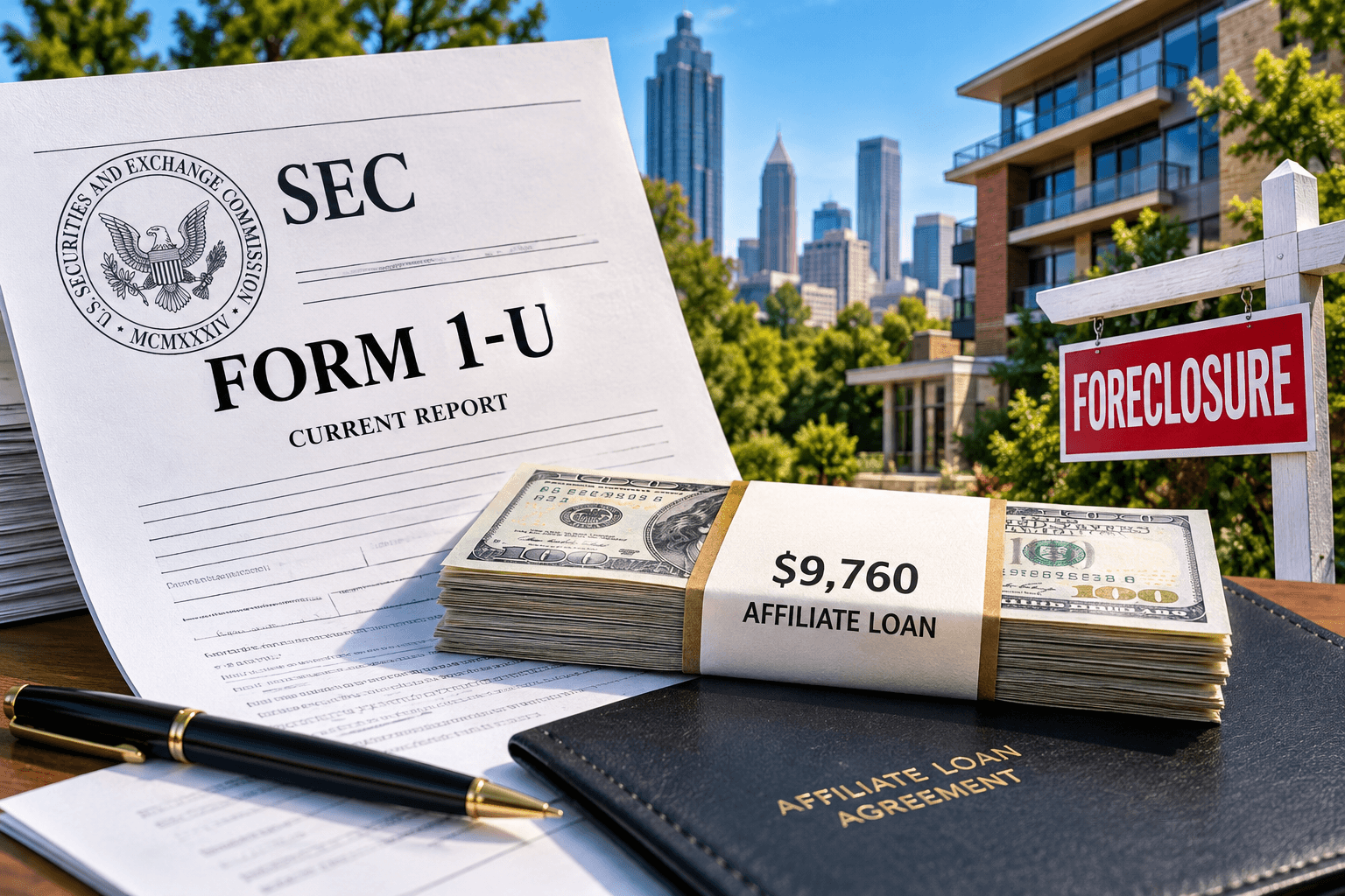 What Is SEC Form 1-U? Three Landa App 3 Filings on One Atlanta House, Explained