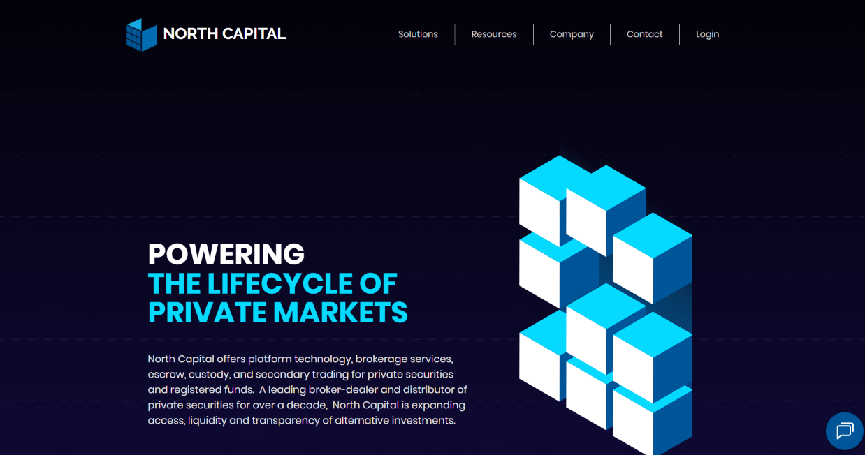 North Capital (North Capital Private Securities Corporation) platform screenshot