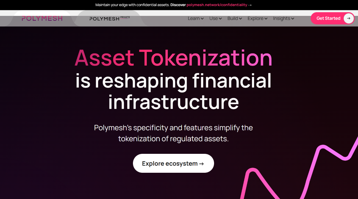 Polymesh platform screenshot